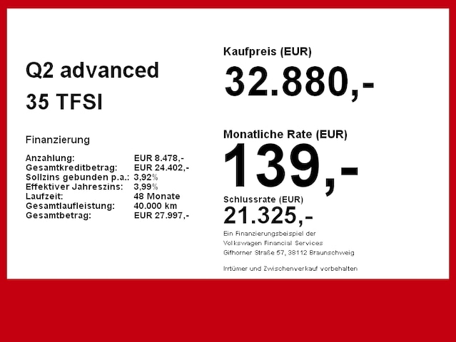 Audi Q2 35 TFSI S-Tronic
