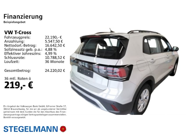 Volkswagen T-Cross 1.0 TSI Life