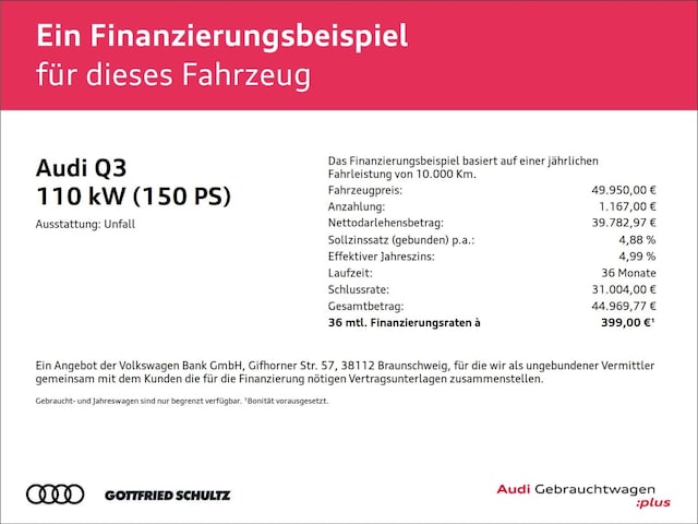 Audi Q3 35 TFSI S-Line S-Tronic