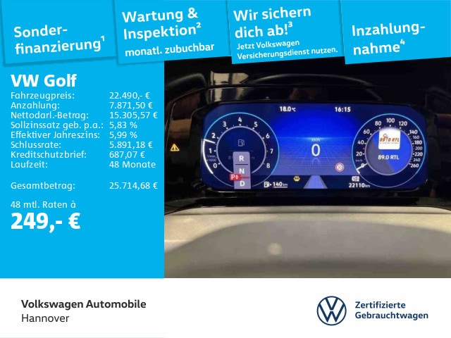 Volkswagen Golf DSG Golf VIII Life