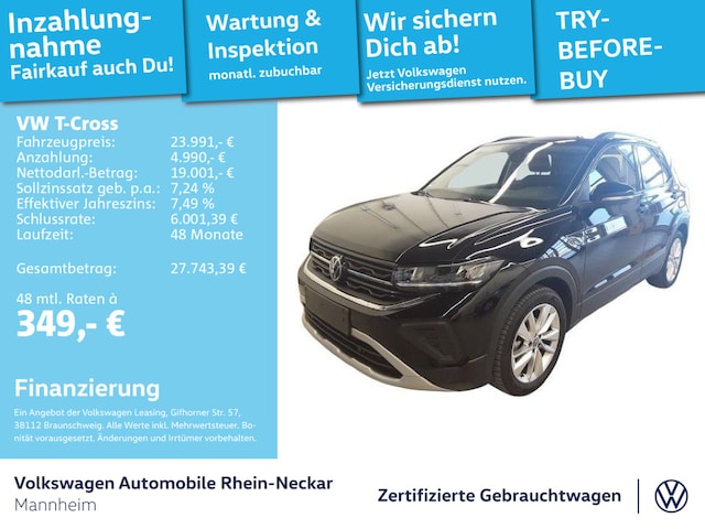 Volkswagen T-Cross 1.0 TSI DSG Life