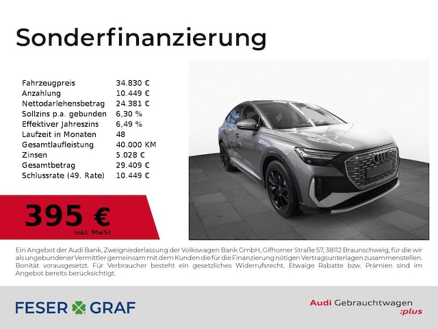 Audi Q4 e-tron 50 Quattro Sportback