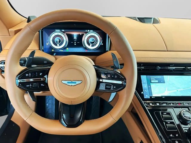 Aston Martin DB12 Minotaur Green Oxford Tan Bowers & Wilkins