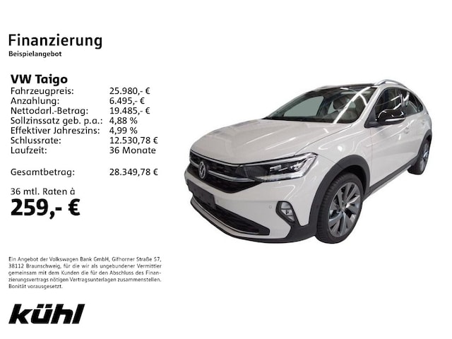 Volkswagen Taigo 1.0 TSI IQ.Drive Style