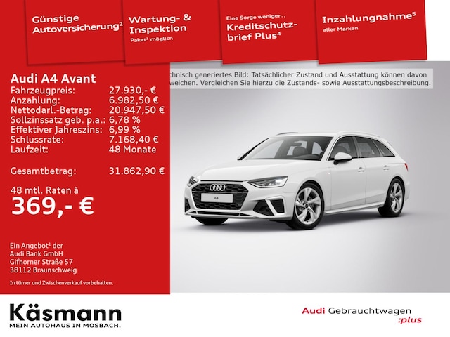 Audi A4 35 TDI Avant S-Line S-Tronic