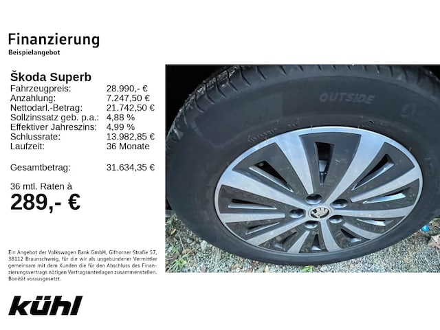 Skoda Superb 1.5 TSI Combi Style Style