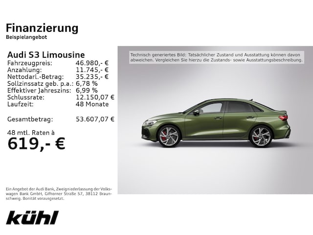 Audi S3 Quattro S-Tronic Sedan