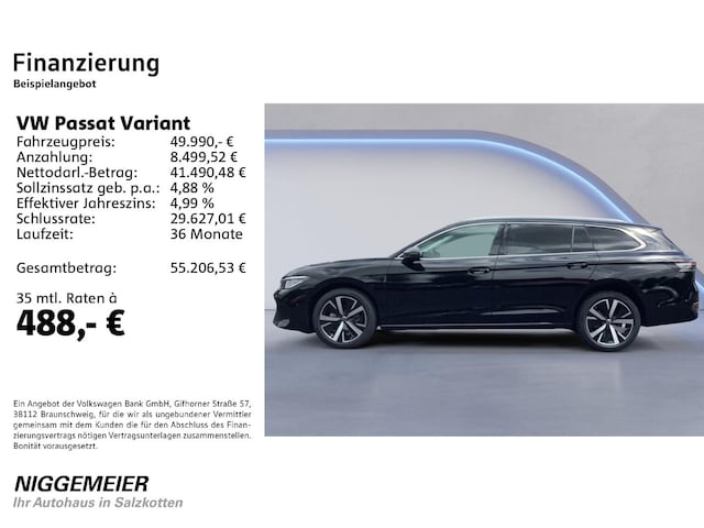Volkswagen Passat 2.0 TDI Business DSG Variant
