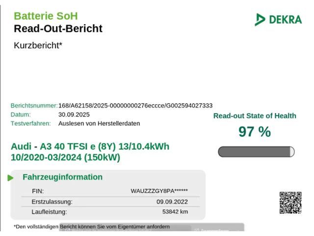 Audi A3 40 TFSI Hybride