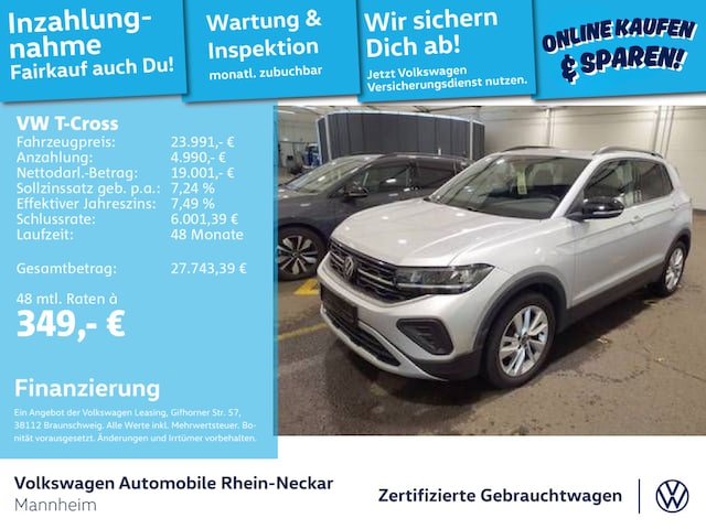 Volkswagen T-Cross 1.0 TSI DSG