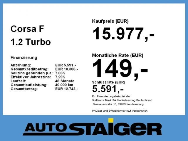 Opel Corsa 1.2 Turbo Turbo