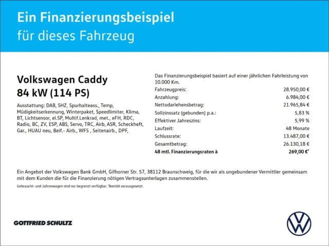 Volkswagen Caddy 1.5 TSI DSG