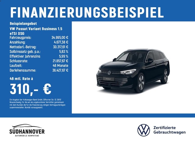 Volkswagen Passat 1.5 eTSI Business DSG Variant