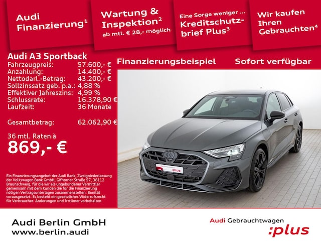 Audi A3 Hybride S-Tronic Sportback