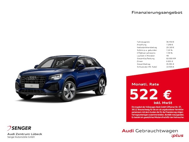 Audi Q2 40 TFSI Quattro S-Tronic