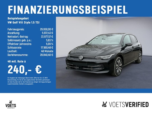 Volkswagen Golf 1.5 TSI Golf VIII Style