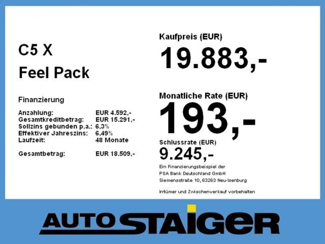 Citroën C5 X Feel Pack