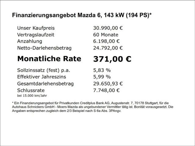 Mazda 6 SkyActiv Takumi