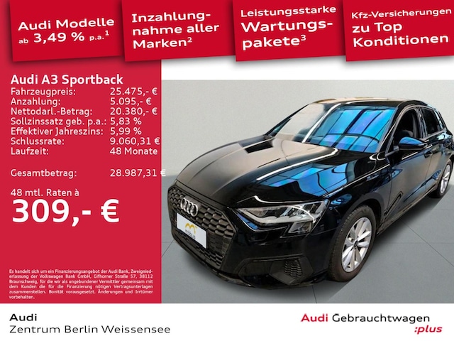 Audi A3 30 TFSI S-Tronic Sportback