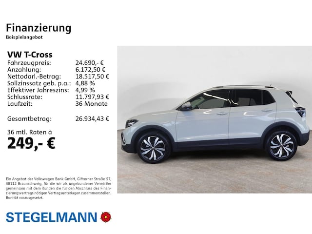 Volkswagen T-Cross 1.0 TSI DSG Style