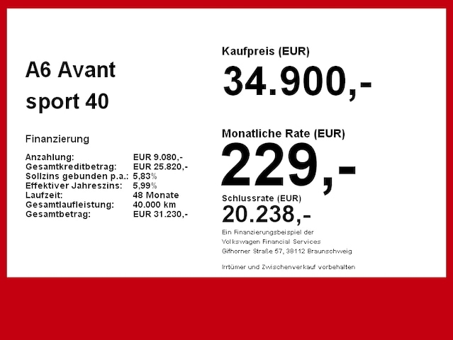 Audi A6 40 TDI Avant S-Tronic