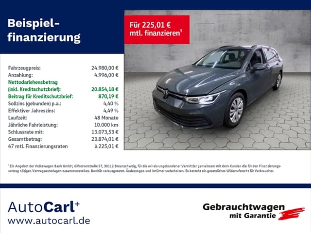 Volkswagen Golf 1.5 eTSI DSG Golf VIII Variant