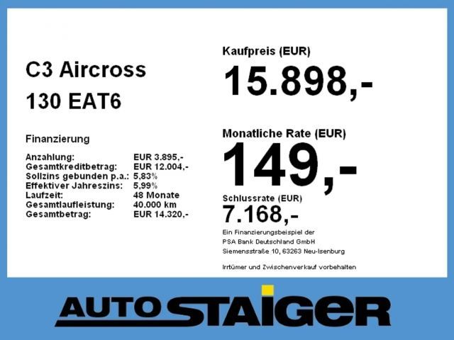 Citroën C3 Aircross Plus