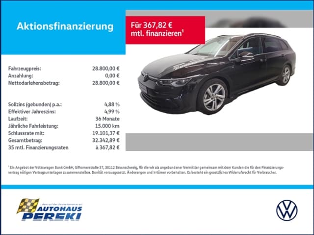 Volkswagen Golf 2.0 TDI DSG Golf VIII Variant