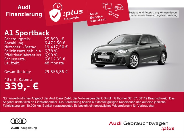 Audi A1 25 TFSI S-Line Sportback
