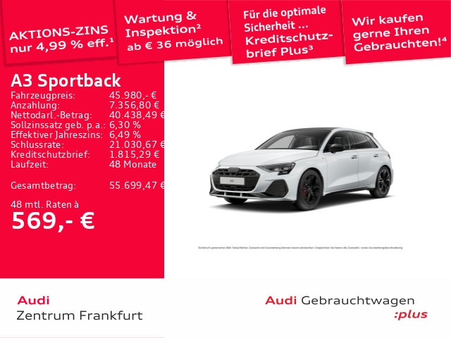 Audi A3 35 TFSI S-Line S-Tronic Sportback