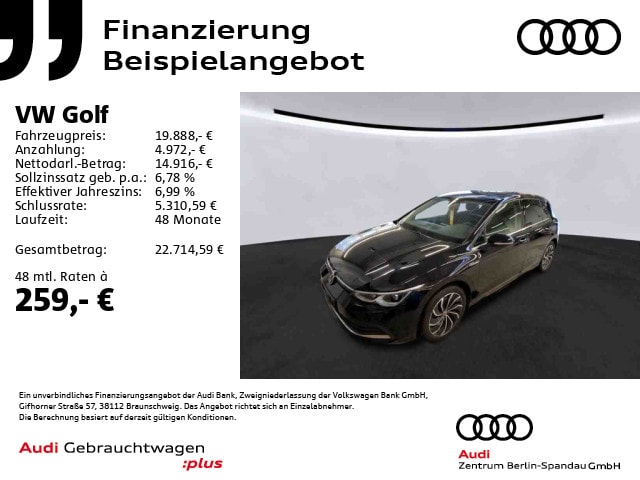 Volkswagen Golf 1.5 TSI Golf VIII Style