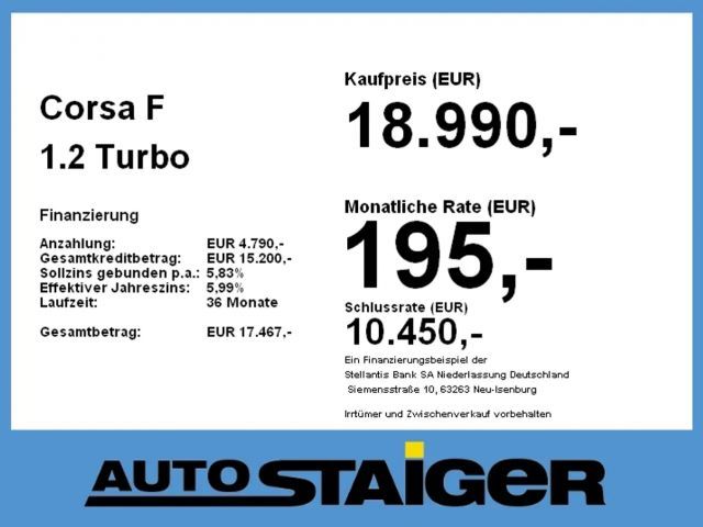 Opel Corsa 1.2 Turbo Turbo