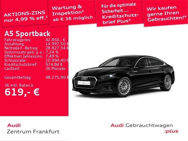 Audi A5 40 TFSI S-Tronic Sportback