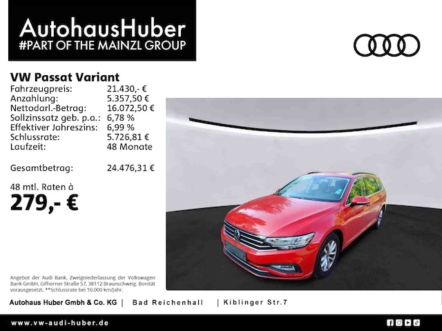 Volkswagen Passat 2.0 TDI Business DSG Variant
