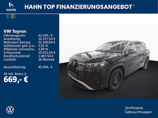 Volkswagen Tayron 1.5 eTSI DSG Life
