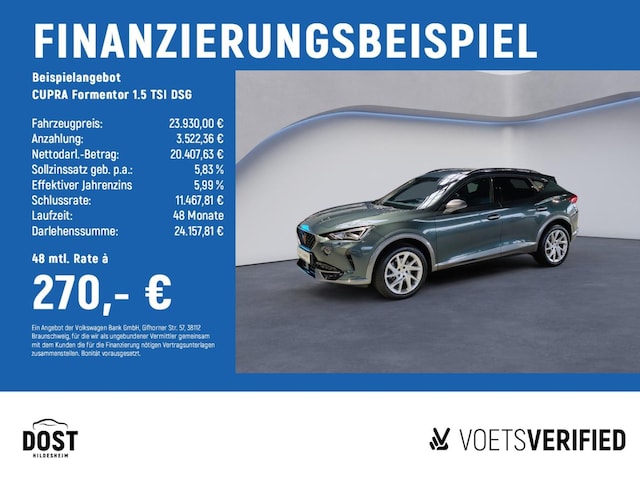 Cupra Formentor 1.5 TSI DSG