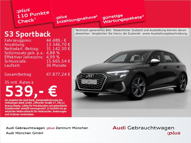 Audi S3 Quattro S-Tronic Sportback