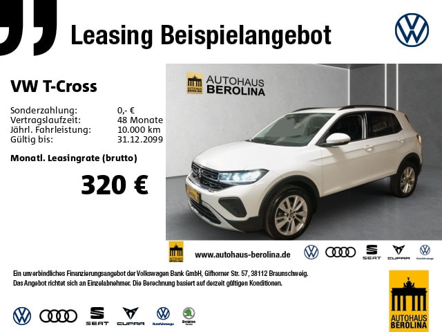 Volkswagen T-Cross 1.5 TSI DSG Life