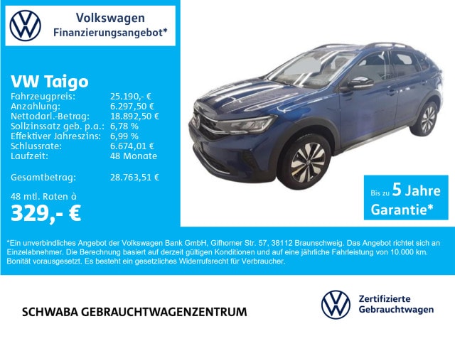 Volkswagen Taigo 1.0 TSI DSG