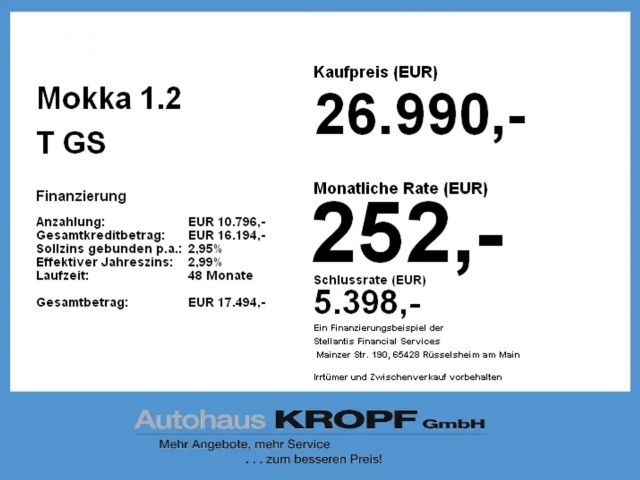 Opel Mokka GS-Line Grand Sport