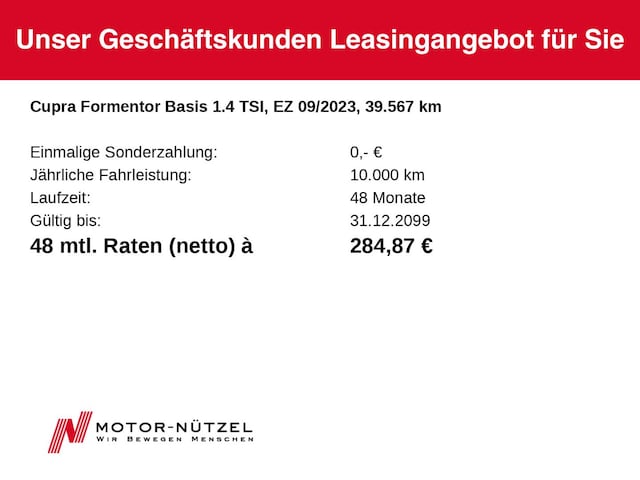 Cupra Formentor 1.4 DSG e-Hybrid