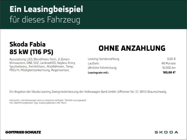 Skoda Fabia 1.0 TSI Selection Tour