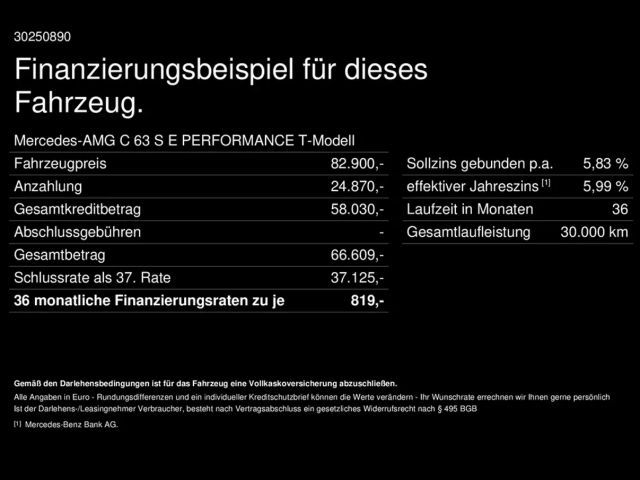 Mercedes-Benz C 63 AMG AMG Line Estate