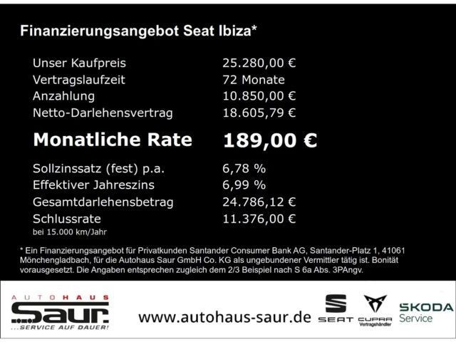 Seat Ibiza 1.0 TSI DSG FR-lijn