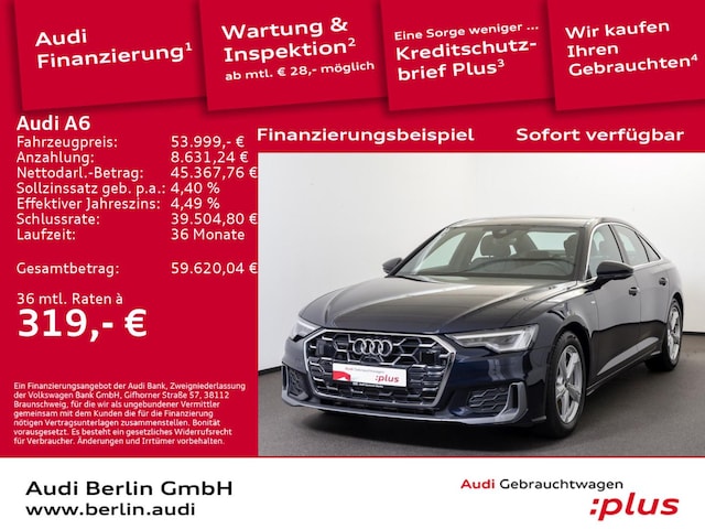 Audi A6 55 TFSI Quattro S-Line S-Tronic Sedan