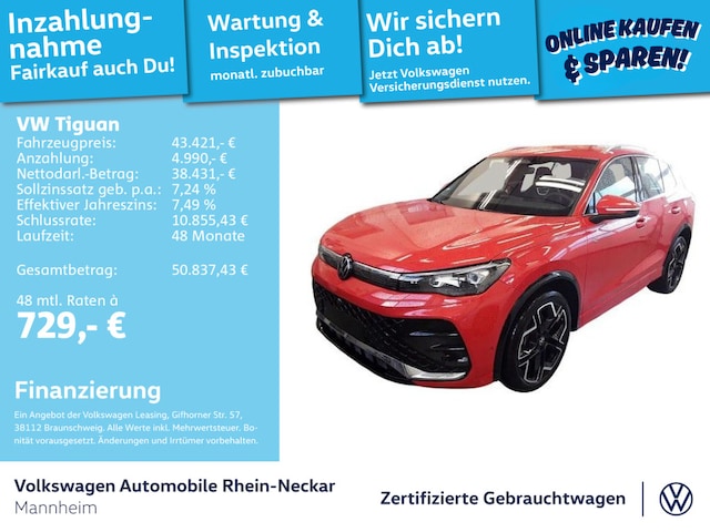 Volkswagen Tiguan 2.0 TDI DSG R-Line