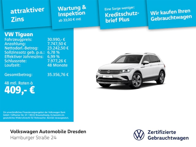 Volkswagen Tiguan 1.5 TSI DSG Elegance Elegance