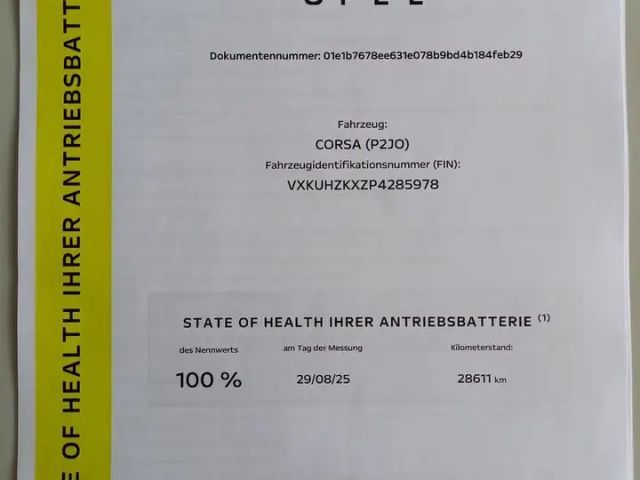 Opel Corsa e 11KW OBC Uni-Kabel Kamera Sitzhzg