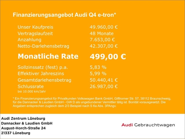Audi Q4 e-tron Quattro Sportback