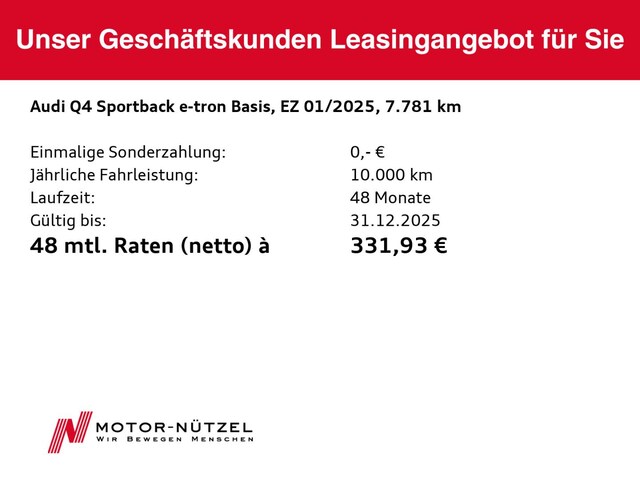 Audi Q4 e-tron 35 Sportback